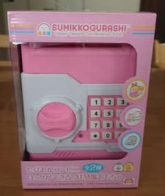 【新品未使用】すみっコぐらし ATM風おもちゃ ピンク