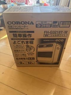 コロナ✨灯油ファンヒーター FH-G3218Y-W - メルカリ
