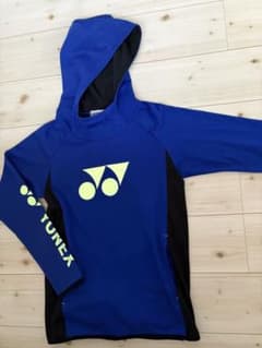 YONEX パーカー ブルー ブラック Sサイズのサムネイル