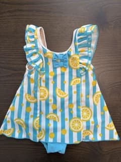 95cmワンピース水着 レモン柄のサムネイル