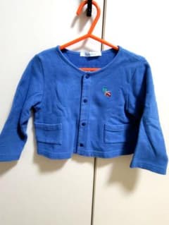 familiar カーディガン 80 青のサムネイル