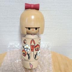 特大 rare とみお Tomio 創作 こけし kokeshi 人形 レトロ Tomio Ishida石田とみお 作 創作こけし - メルカリ