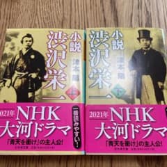 小説 渋沢栄一 上下セットのサムネイル