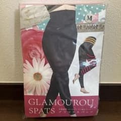 GLAMOUROUS SPATS 着圧レギンス Mサイズ ブラックのサムネイル