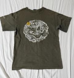 【希少】90s OLD STUSSY ドラゴン Tシャツ 紺タグ USA製のサムネイル