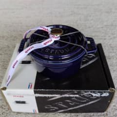 STAUB ミニラウンドココット 10cm グランブルー 廃盤 - メルカリ
