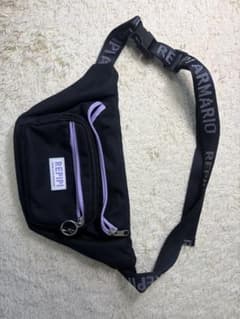 ✨️美品✨️repipi armarioウエストポーチ ブラック✖️パープルのサムネイル