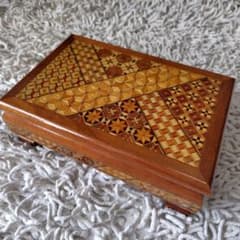 箱根寄木細工 宝石箱 ジュエリーボックス オルゴール付 - メルカリ