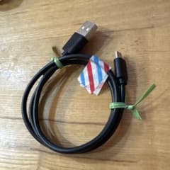 【値下げ】USB-C 黒 USBケーブル 約50cmのサムネイル