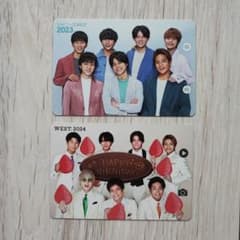 ジャニーズWEST WEST. バースデーカード 2枚セットのサムネイル