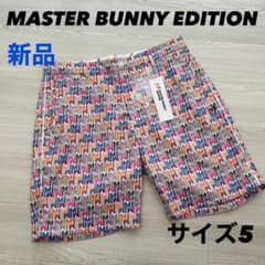 新品 マスターバニーエディション ハーフパンツ 総柄 ストレッチ