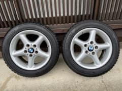 BMW Z3 純正 アルミホイール + スタッドレス  ICE GUARDのサムネイル