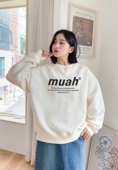 【原価SALE】[韓国正規品]muahmuah トレーナー スウェットのサムネイル