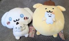 ナガノ×サンリオ BIGぬいぐるみ ポムポムプリン シナモロール ちいかわ ナガノ×サンリオ BIGぬいぐるみ ポムポムプリン シナモロール ちいかわ
