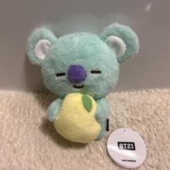 BT21_과일 봉제인형 M KOYA 태그 첨부