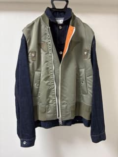 sacai 22-02825M Nylon Twill Mix Blouson - メルカリ