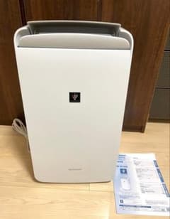 SHARP CM-N100-W 除湿機 プラズマクラスター 説明書付 - メルカリ