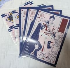 코카·콜라 원피스 콜라보레이션 클리어 파일 5장 세트