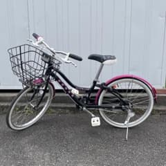 (K) 京都　引取限定　ブリヂストン　24インチ　自転車　ワイルドベリー　ピンク K) 京都 引取 ブリヂストン 24インチ 自転車 ワイルドベリー ピンク