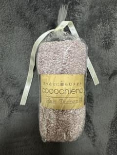 cocochiena ヘアターバン　ピンク 約16×23 cmのサムネイル