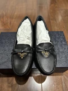 新品 PRADA プラダ フラットシューズ 22㎝ アウトソール24㎝ - メルカリ