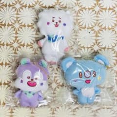 BT21 푹신푹신 마스코트 4 RJ KOYA MANG 3종 세트 BTS