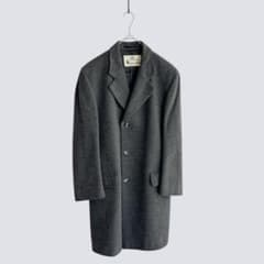 【未使用級】アクアスキュータム グレー チェスターコート ウール混合　S m13320877029_1.jpg?1761721128