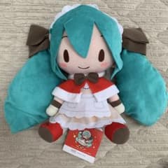 新品　初音ミクシリーズ ふわぷち Mぬいぐるみ　初音ミク　クリスマス2025のサムネイル
