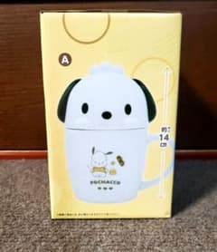 【新品未開封】サンリオキャラクターズ フタ付きマグカップ ポチャッコ ―Ａ―