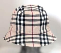 美品】バーバリー ノバチェック リバーシブル バケットハット ベージュ