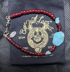 BW Real Turquoise Antique Red Bead Brace - メルカリ