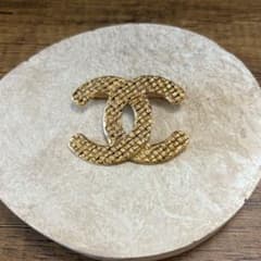 約15万超】 シャネル CHANEL バロックパール ラインストーンブローチ