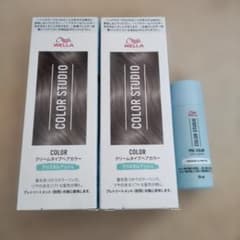 WELLA COLOR STUDIO クリスタルアッシュ 2箱セット - メルカリ