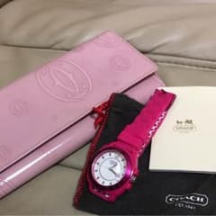 COACH コーチ 腕時計&カルティエ長財布セットのサムネイル