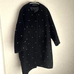 着用回数少なめ✨TSURU by MARIKO OIKAWA パール付きコートのサムネイル
