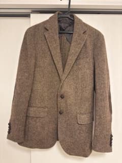 ラルフローレン ツイードジャケット エルボーパッチ くるみボタン