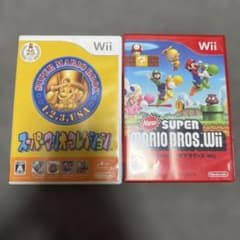 wiiソフト　スーパーマリオコレクション、スーパーマリオブラザーズwiiのサムネイル