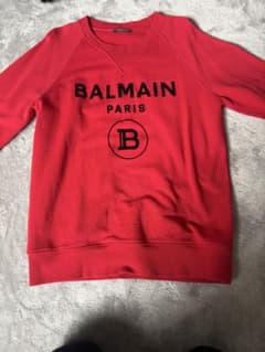 BALMAIN レッド スウェット Mサイズのサムネイル
