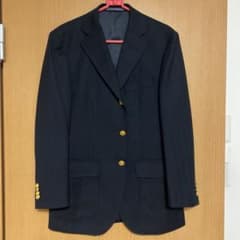 TEIJIN MEN’S SHOP 紺ブレ 段返り３つボタン カシミヤ混のサムネイル