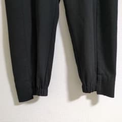 美品】センソユニコ・JNBY/カジュアル 黒 パンツ W紐付き付き/裾が