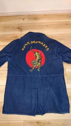 Punk drunkers 虎 デニム カバーオールのサムネイル