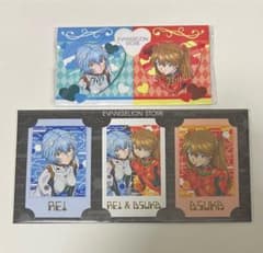 エヴァストア14周年 ハート缶バッジチェキ風カードレイアスカ EVASTORE