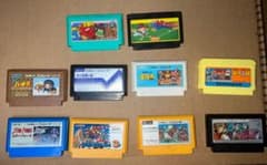 清掃済・ほぼ一発起動ファミコン 名作ソフト 10本セット マリオ