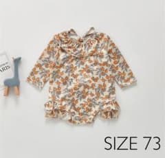ベビー　水着　ロンパース　ボタニカル調　サイズ73のサムネイル