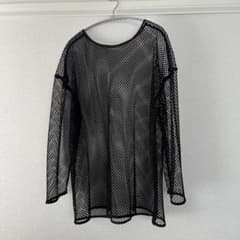HARE メッシュトップス ブラック