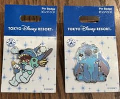 ディズニーリゾート限定 ピンバッジ スティッチ 2026 2種セット - メルカリ