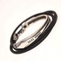 DEALDESIGN ディールデザイン レザーブレスレット 925 SV - メルカリ