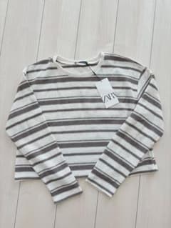 【新品タグ付き】ZARA 春夏素材トップスのサムネイル