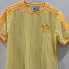adidas イエロー ストライプ Tシャツのサムネイル