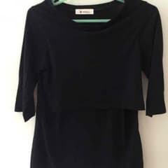 マタニティー 授乳口Tシャツ2枚セット売りのサムネイル